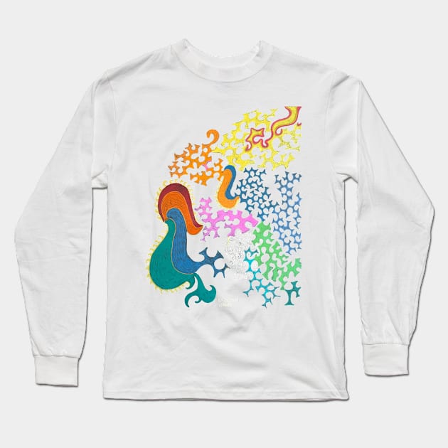 Starfall Long Sleeve T-Shirt by Barschall